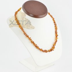 Chips cognac amber necklaces
